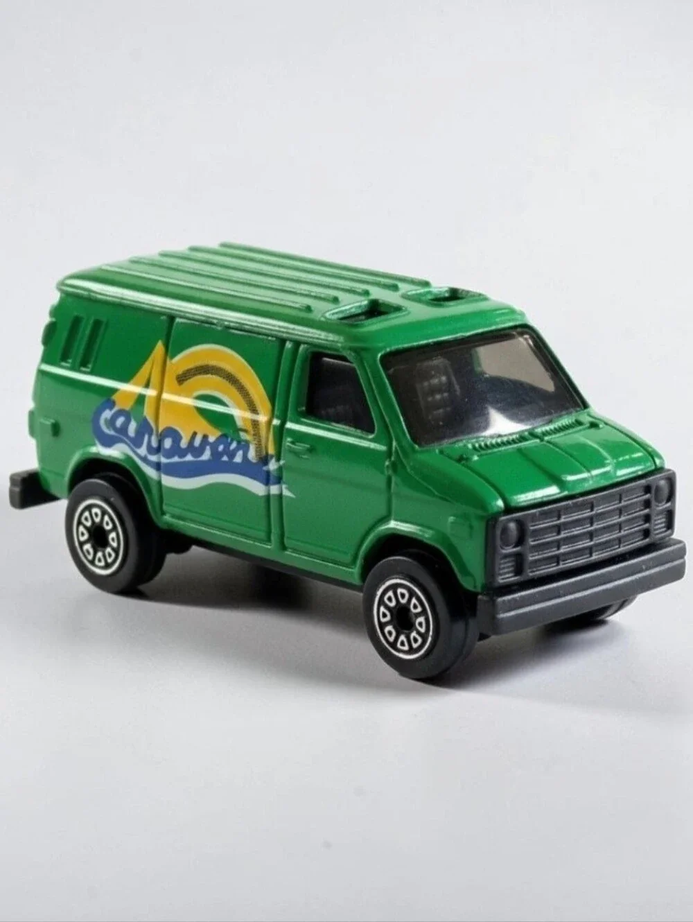 Kidco Ford Econoline Off-Road Van Late-1970s E-Series Green Die-Cast 1:64 Toy. T
